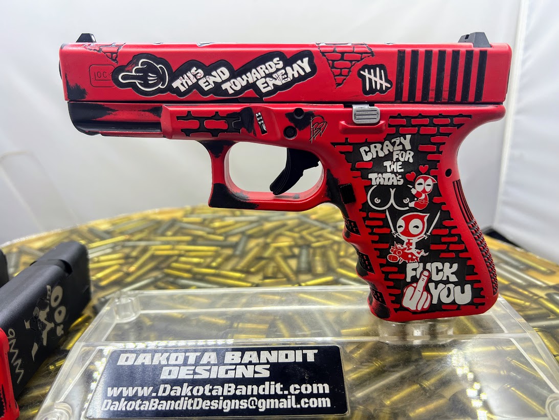 Red/Black Glock 19