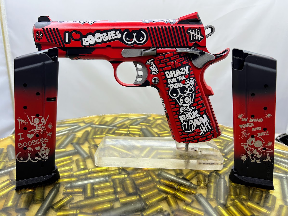 Red/Black Ninja 1911 Commander