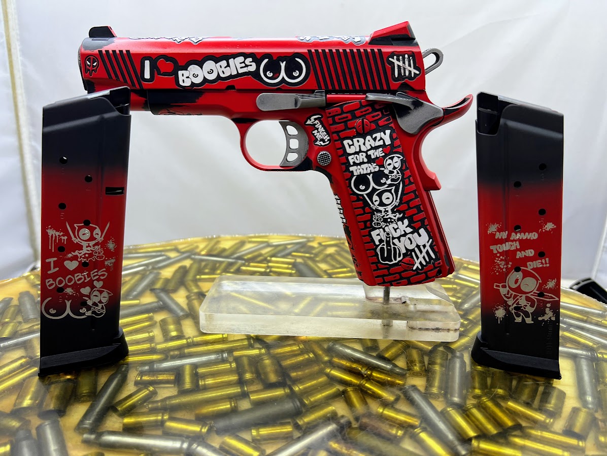 Red/Black Ninja 1911 Commander