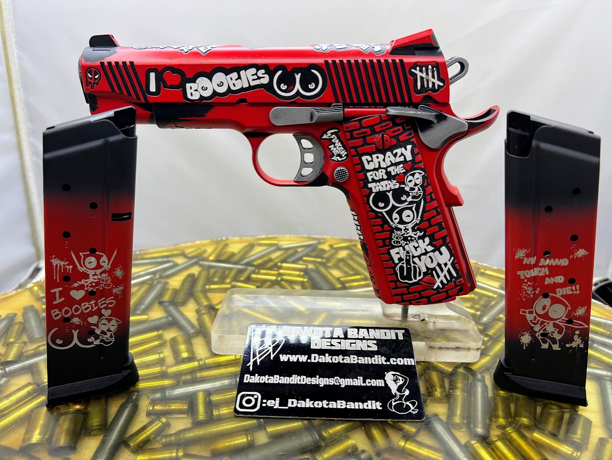 Red/Black Ninja 1911 Commander