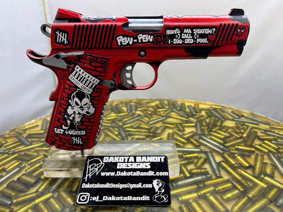 Red/Black Ninja 1911 Commander