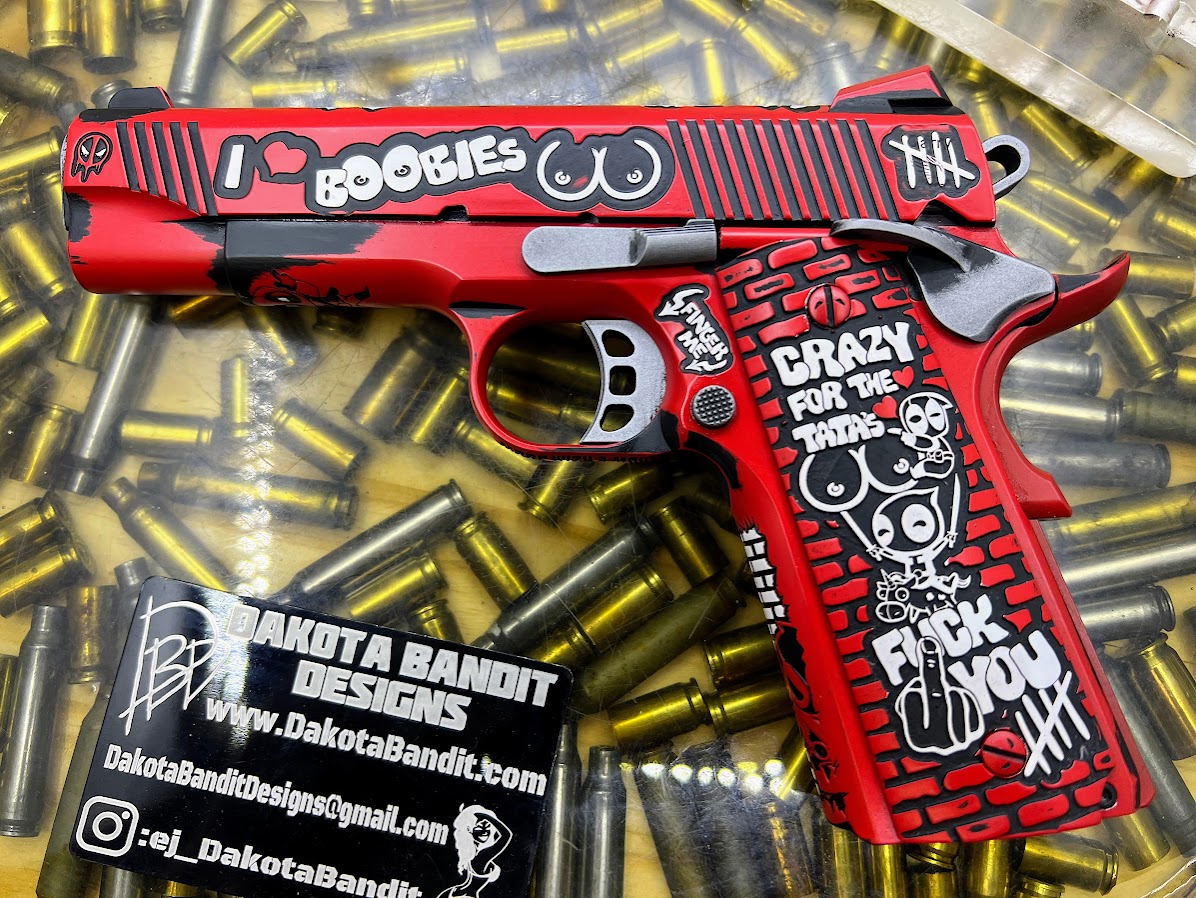 Red/Black Ninja 1911 Commander