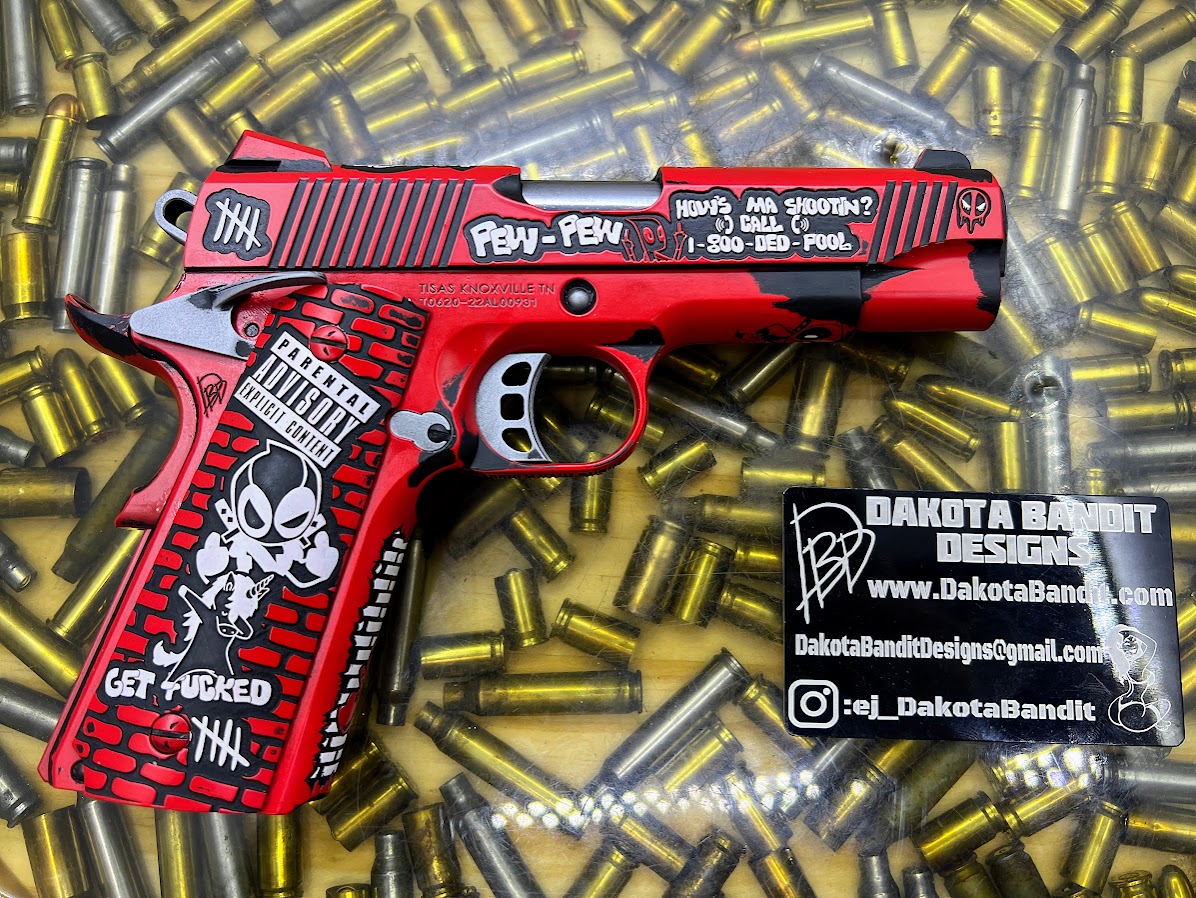 Red/Black Ninja 1911 Commander