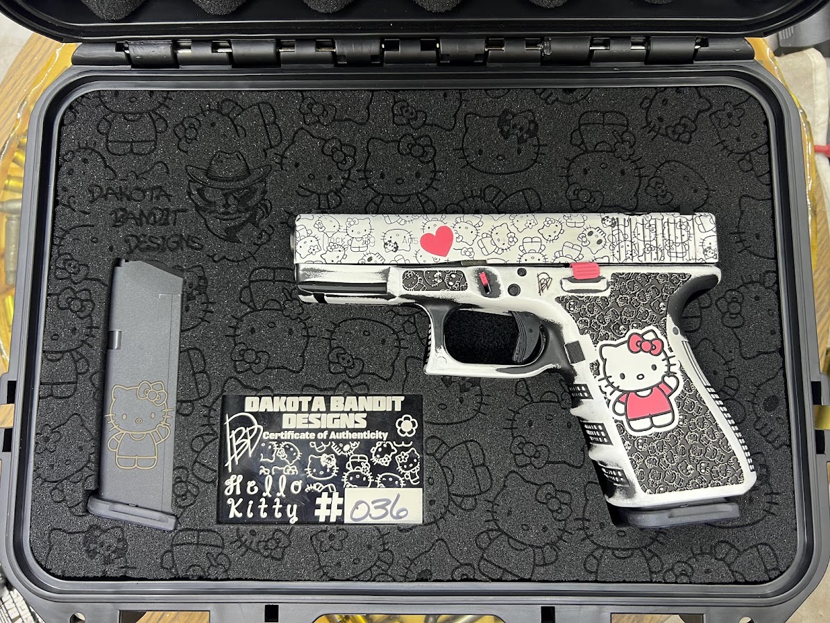 Hello Kitty Scarface, 929, black, gangsta, guns hello kitty, pink