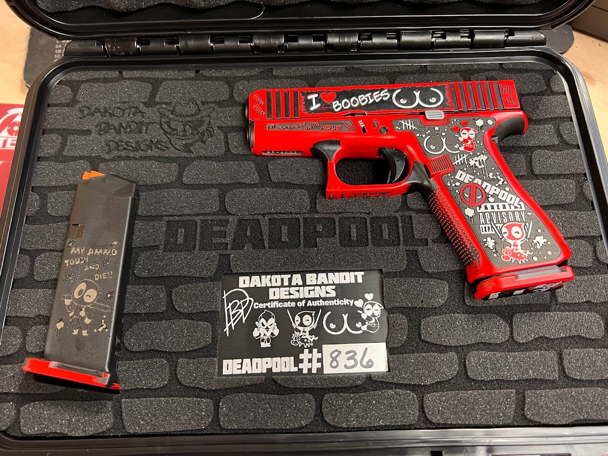 Red/Black Glock 43X