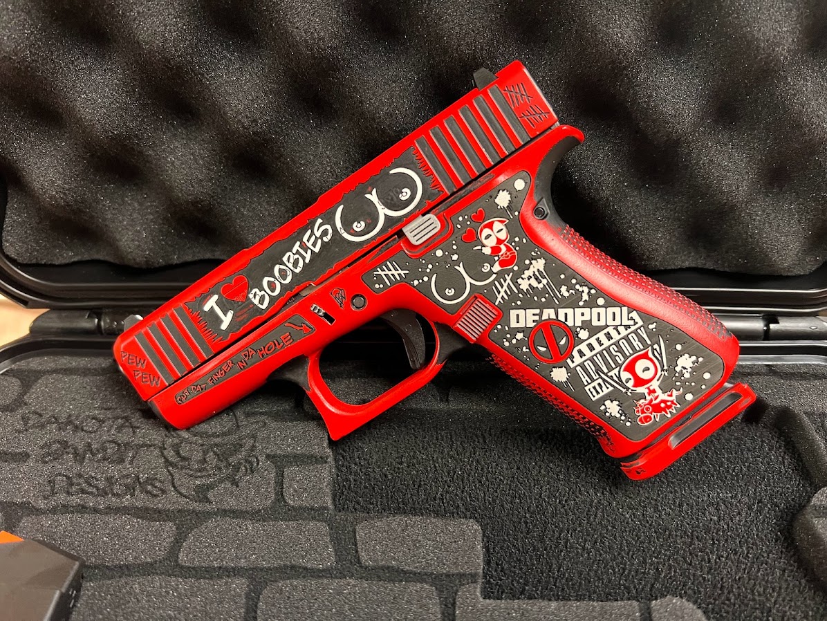 Red/Black Glock 43X