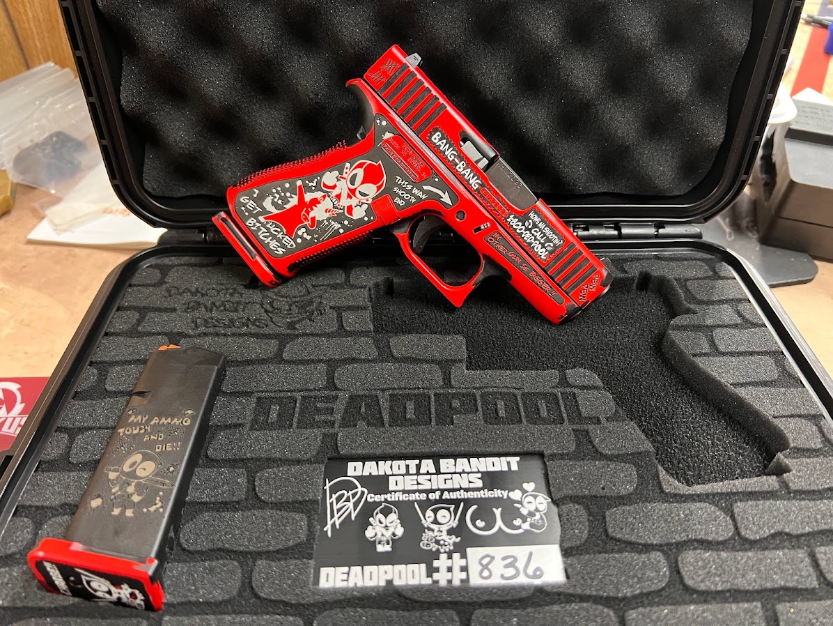 Red/Black Glock 43X