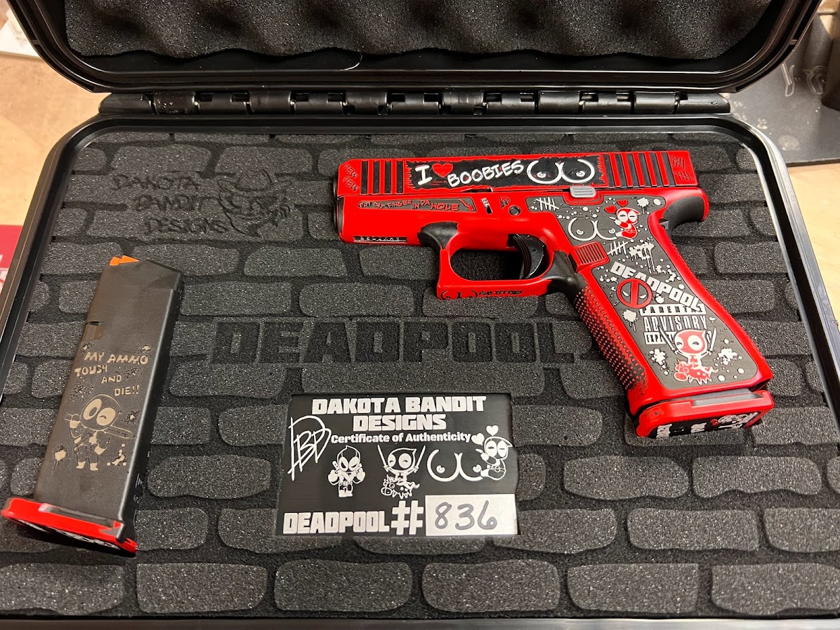 Red/Black Glock 43X