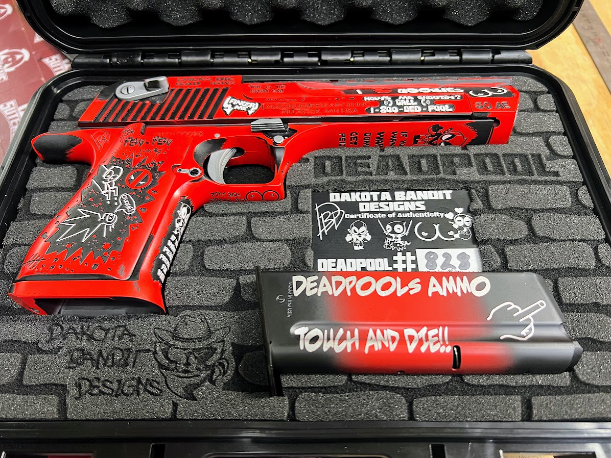 Desert Eagle Red/Black 50AE