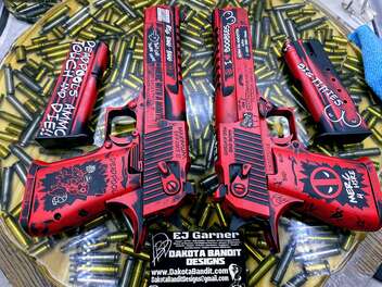 Desert Eagle Red/Black 357 Magnum