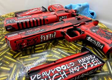 Desert Eagle Red/Black 44 Magnum