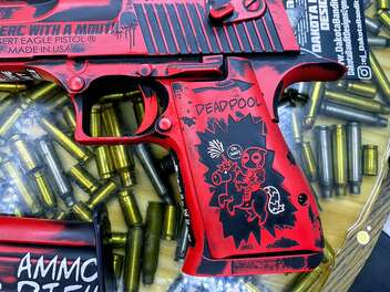 Desert Eagle Red/Black 44 Magnum