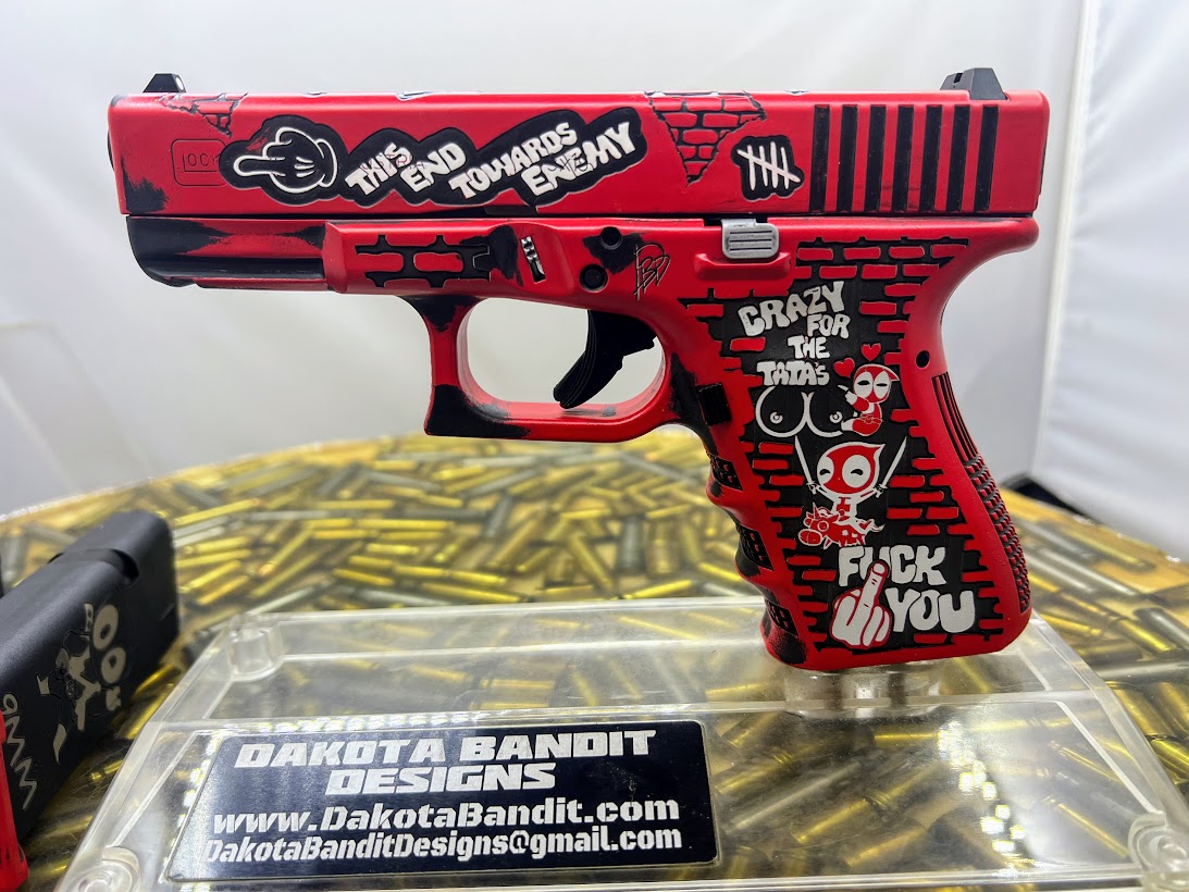 Red/Black Glock 19