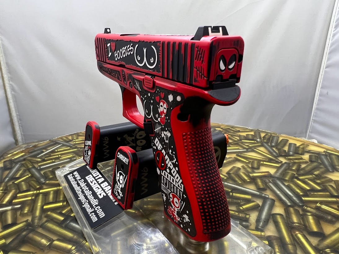 Red/Black Glock 43X