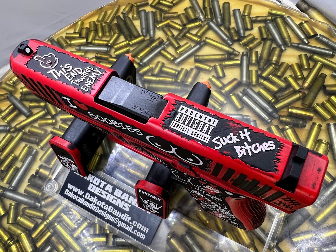 Red/Black Glock 43X