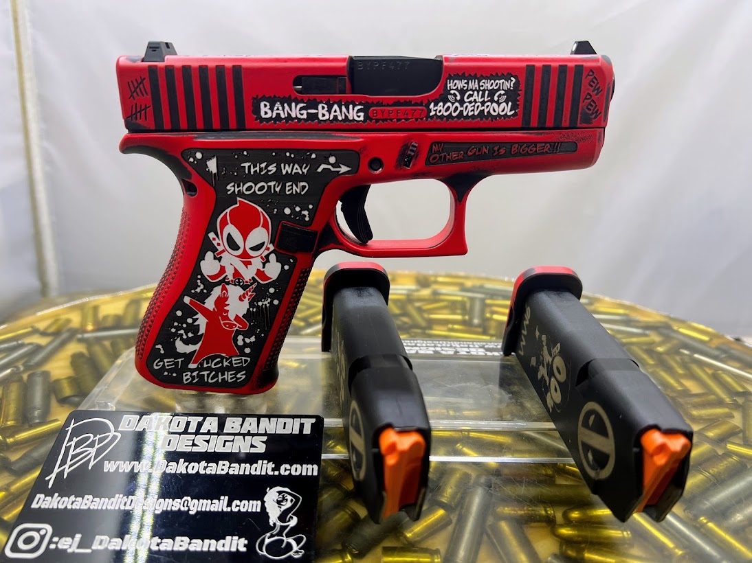Red/Black Glock 43X