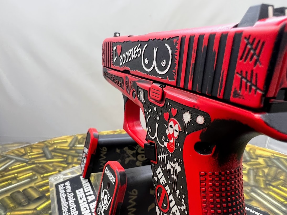 Red/Black Glock 43X