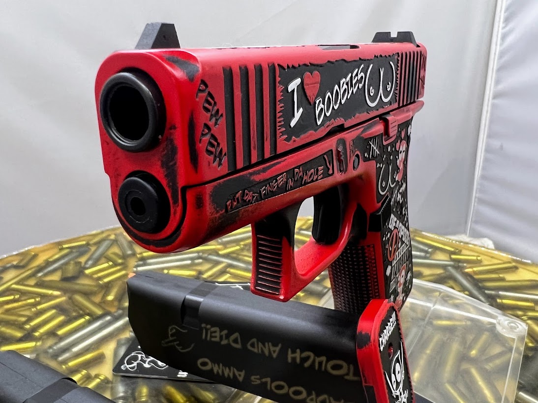 Red/Black Glock 43X