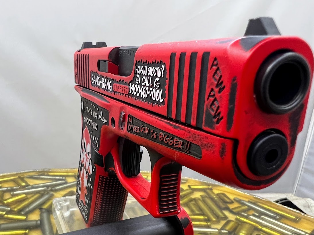 Red/Black Glock 43X