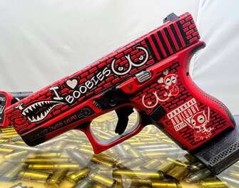 Red/Black Glock 43