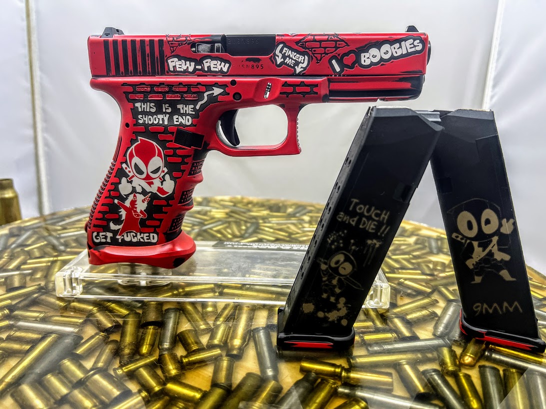 Red Black Glock 17