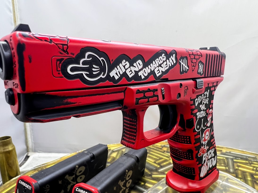 Red Black Glock 17