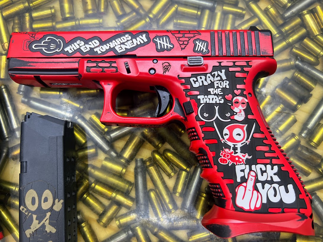 Red Black Glock 17