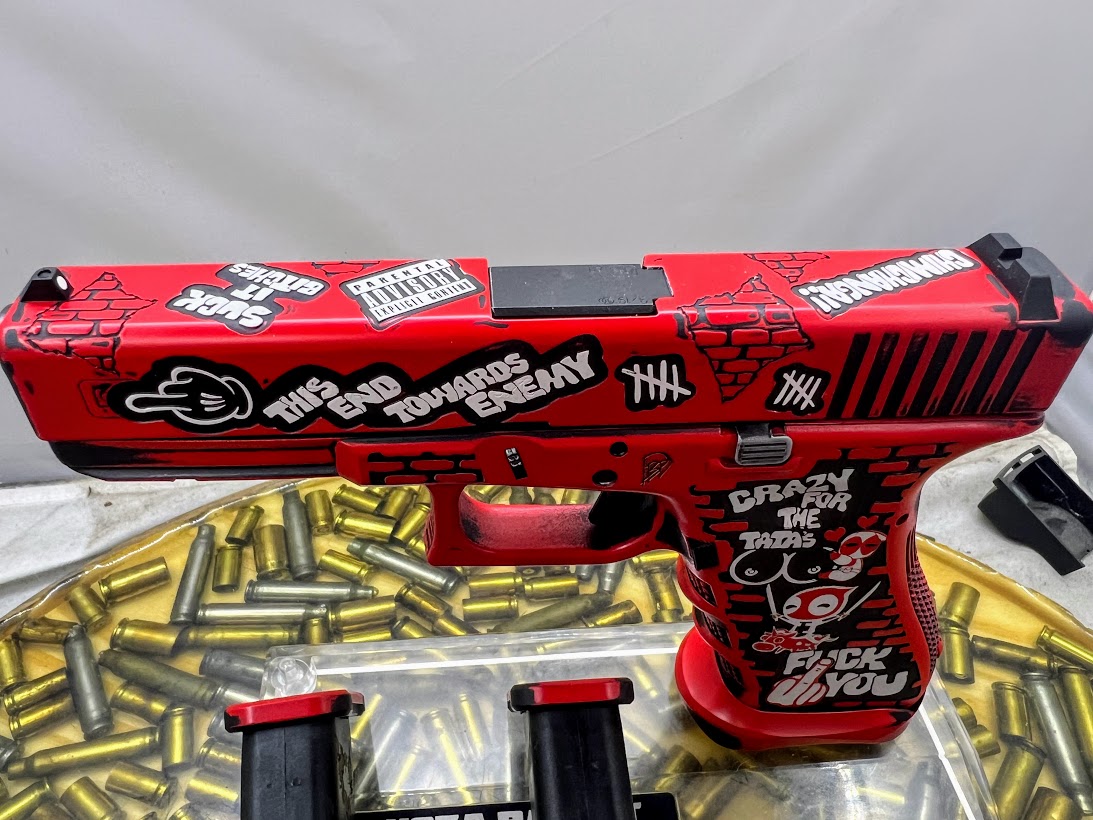 Red Black Glock 17