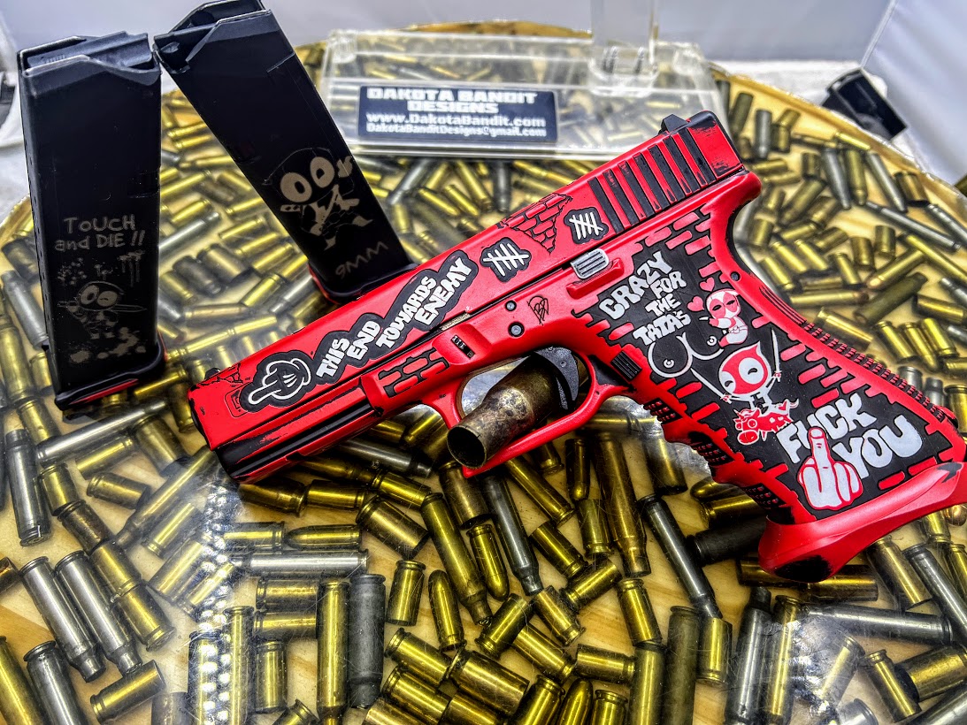 Red Black Glock 17