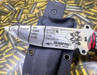 Deadpool Magnum Research 1911 Knife